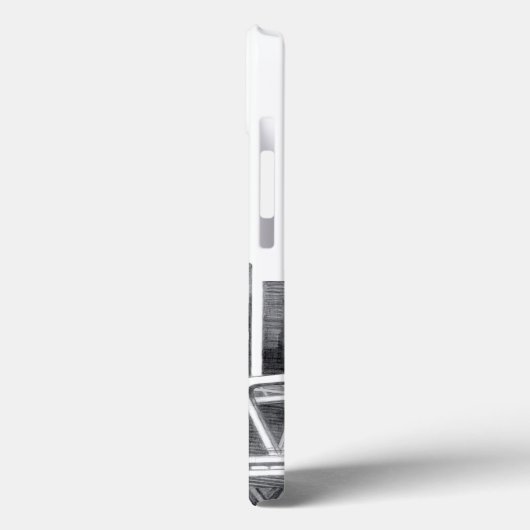 Metrobrücke zeichnend Stift Case-Mate iPhone Hülle (Rückseite / Links)