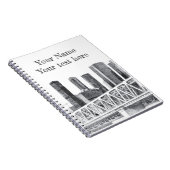 Metrobrücke zeichnend Stift Notizblock (Rechte Seite)