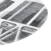 Metrobrücke zeichnend Stift Schneidebrett (Ecke)