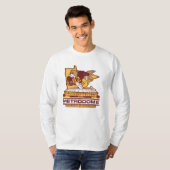 Metrodome Retro Gopher Fußball T-Shirt (Vorne ganz)