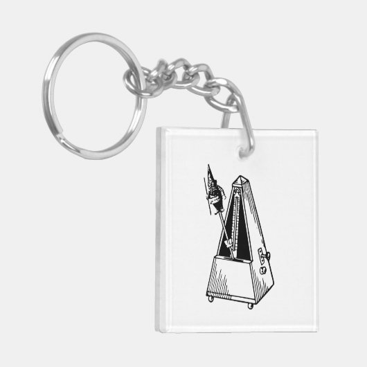 Metrognom-Musical-Metronom Schlüsselanhänger (Vorderseite links)