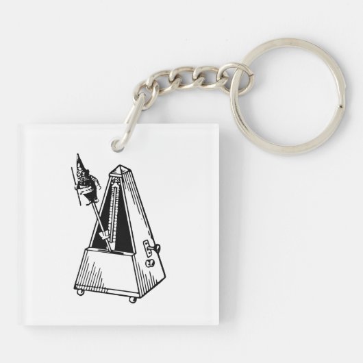 Metrognom-Musical-Metronom Schlüsselanhänger (Rückseite)