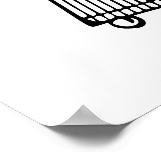 Metrognome Musical Metronome Poster (Ecke)