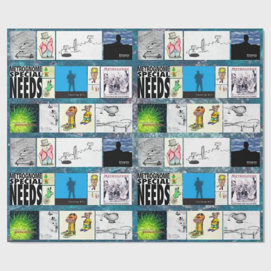 Metrognome-Wrapping-Papier Geschenkpapier (Flach)