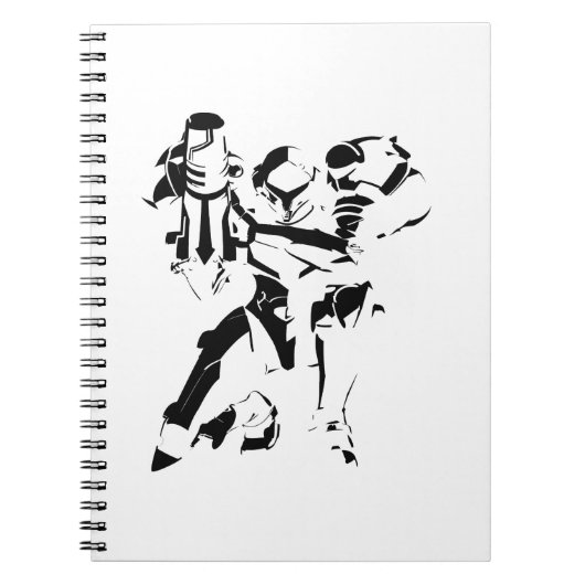 Metroid Dread 2021 Samus-Design Notizblock (Vorderseite)