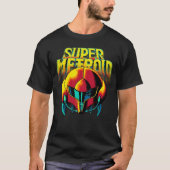 Metroid Dread Retro Samus Graphic T - Shirt (Vorderseite)