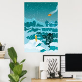 Metroid Prime Phendrana Drives Poster (Heimbüro)