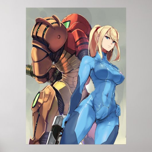 Metroid Samus Aran Poster (Vorne)