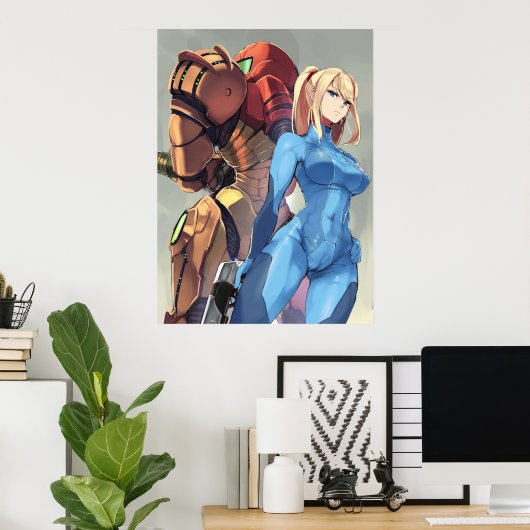 Metroid Samus Aran Poster (Heimbüro)