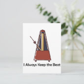 Metronom Postkarte (Stehend Vorderseite)