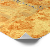 Metronomgeschichte, Zeit und Tempo Poster (Ecke)