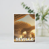 Metropol Parasol Sevilla Spanien Reisen Postkarte (Stehend Vorderseite)