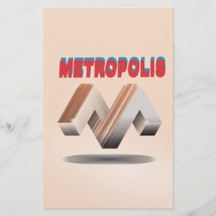 Metropole 1 briefpapier