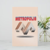 Metropole 1 briefpapier (Stehend Vorderseite)