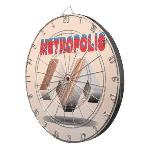 Metropole 1 dartscheibe (Vorderseite rechts)