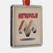 Metropole 1 ornament aus metall (Rechts)