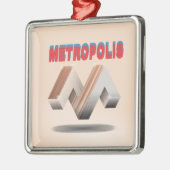 Metropole 1 ornament aus metall (Links)