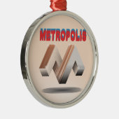 Metropole 1 ornament aus metall (Rechts)
