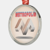 Metropole 1 ornament aus metall (Links)