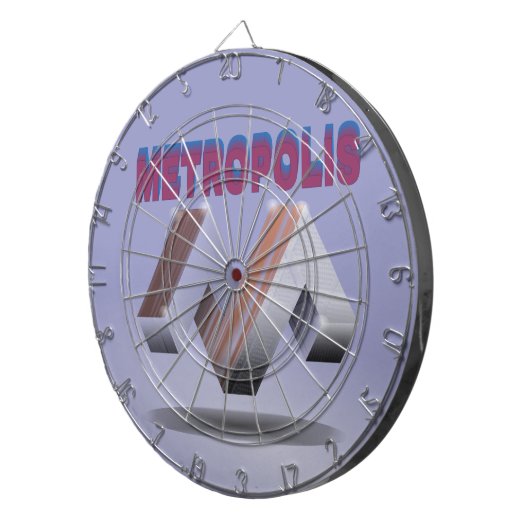 Metropole Dartscheibe (Vorderseite rechts)