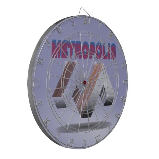 Metropole Dartscheibe (Vorderseite Links)