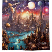 Metropole I Duschvorhang (Vorderseite)