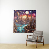 Metropole I Wandteppich (Beispiel)