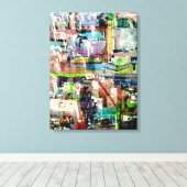 Metropole II Leinwanddruck (Insitu (Holzboden))