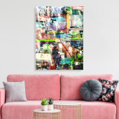 Metropole II Leinwanddruck (Insitu (Wohnzimmer))