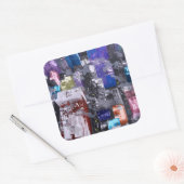 Metropole III Quadratischer Aufkleber (Umschlag)