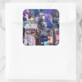 Metropole III Quadratischer Aufkleber (Tasche)