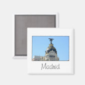 Metropole, Madrid-Magnet Magnet (Vorderseite/Rückseite)