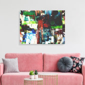 Metropole VIII Leinwanddruck (Insitu (Wohnzimmer))