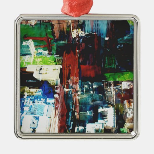 Metropole VIII Silbernes Ornament (Vorne)