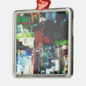 Metropole VIII Silbernes Ornament (Links)