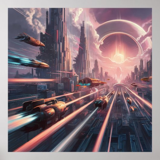 Metropole von morgen poster (Vorne)
