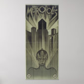 Metropolis 1927 Filmplakat Poster (Vorne)