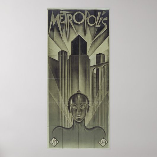 Metropolis 1927 Filmplakat Poster (Vorne)