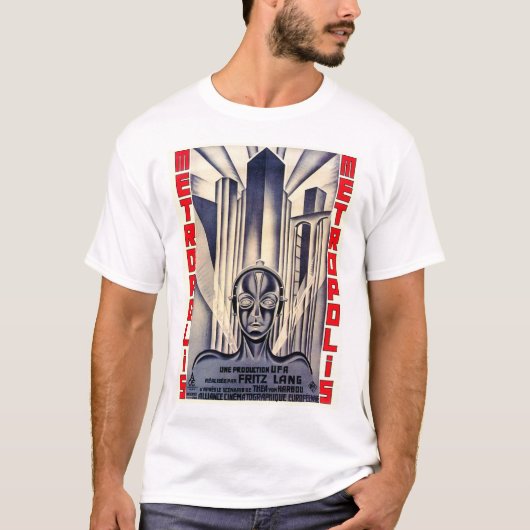 METROPOLIS Classic Movie Poster von Fritz Lang 192 T-Shirt (Vorderseite)