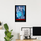 METROPOLIS Ein Film von Fritz Lang alter deutscher Poster (Heimbüro)