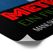 METROPOLIS Ein Film von Fritz Lang alter deutscher Poster (Ecke)