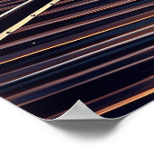 Metropolis Express | Art Deco New York Train Poster (Ecke)