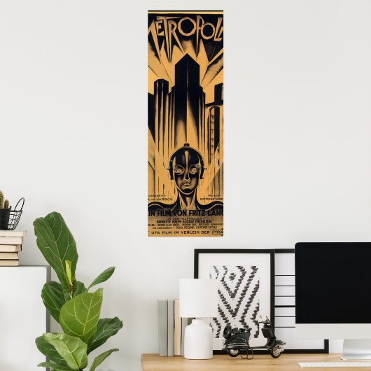 Metropolis Fritz Lang Film Poster (Heimbüro)