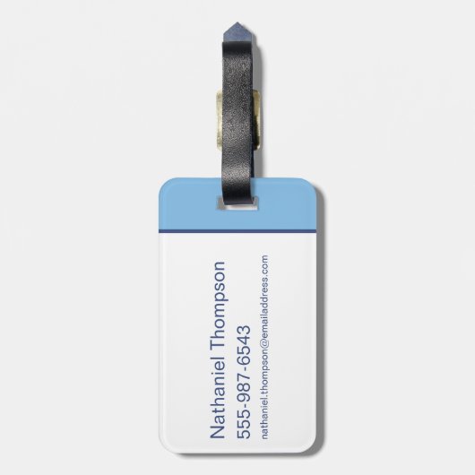 Metropolis - Geschichtsbuch Gepäckanhänger (Rückseite vertikal)