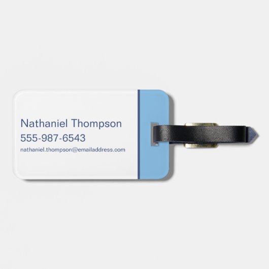 Metropolis - Geschichtsbuch Gepäckanhänger (Rückseite horizontal)