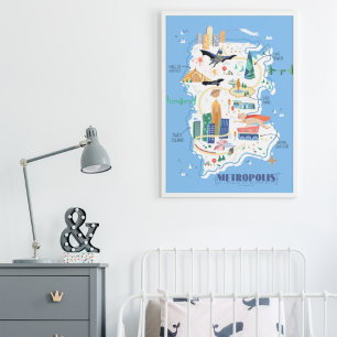 Metropolis - Geschichtsbuch Poster