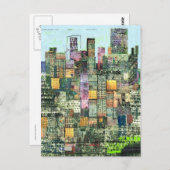 Metropolis Green Postkarte (Vorne/Hinten)
