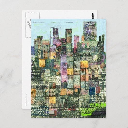 Metropolis Green Postkarte (Vorne/Hinten)