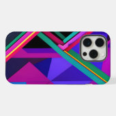 "Metropolis Grid: Eine digitale Reflektion" iPhone Hülle (Rückseite (Horizontal))