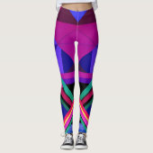 "Metropolis Grid: Eine digitale Reflektion" Leggings (Vorderseite)